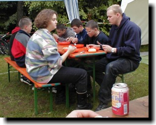 Beim Essen