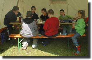 Spiele am Zeltplatz