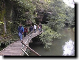 Tour durch die Schwarzachklamm