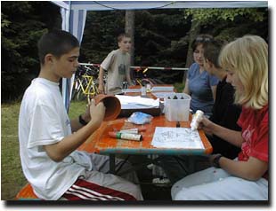 Beim Basteln